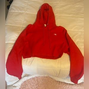 XS champion cropped sweatshirt
